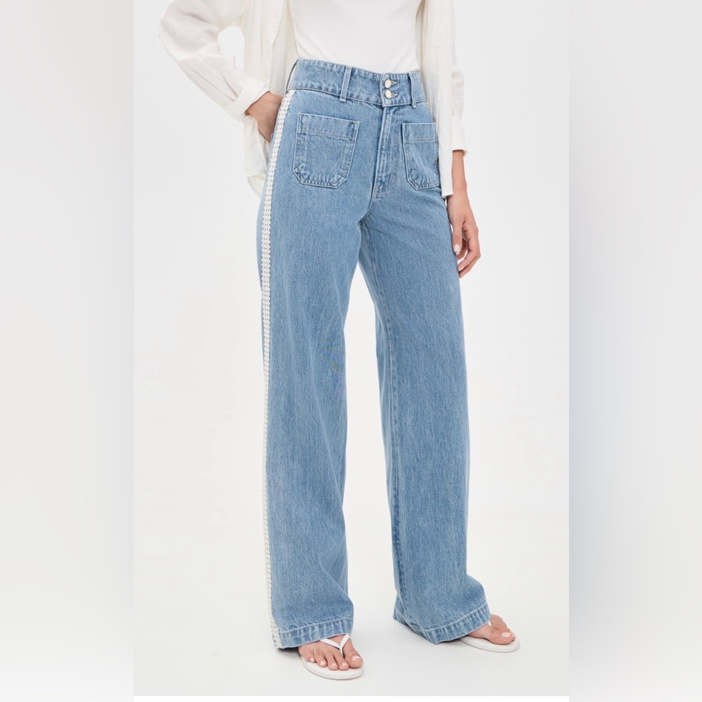 Veronica Beard Taylor High-Rise With Side Trim